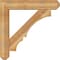 Ekena Millwork Balboa Craftsman Rough Sawn Bracket w/ Offset Brace, Western Red Cedar, 8"W x 40"D x 40"H BKT0806X40X40BOA04RWR - alternate 3